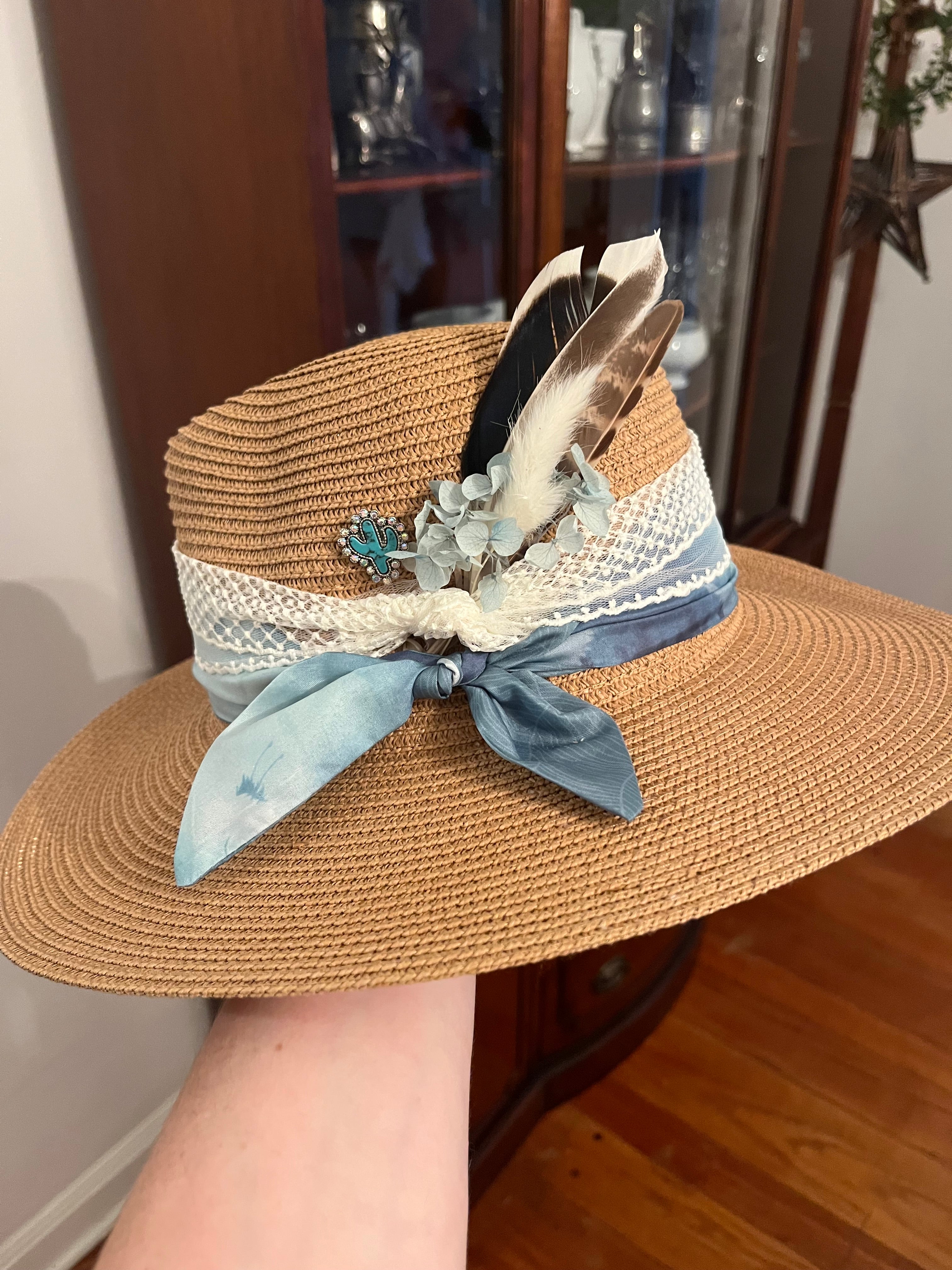 By the Sea - Custom Straw Hat