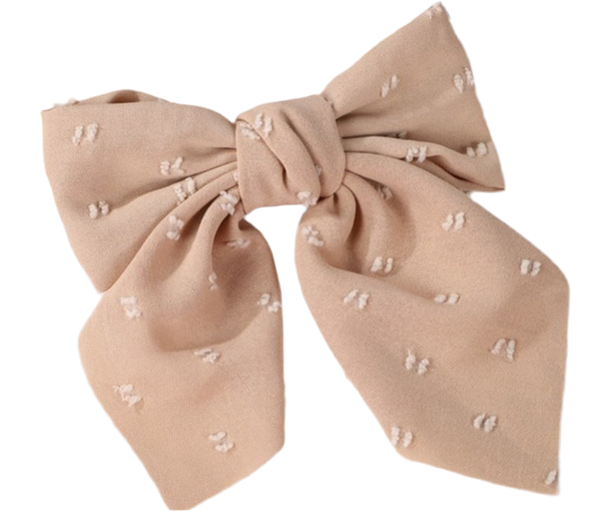 Oversized Organza Bow Hair Clip