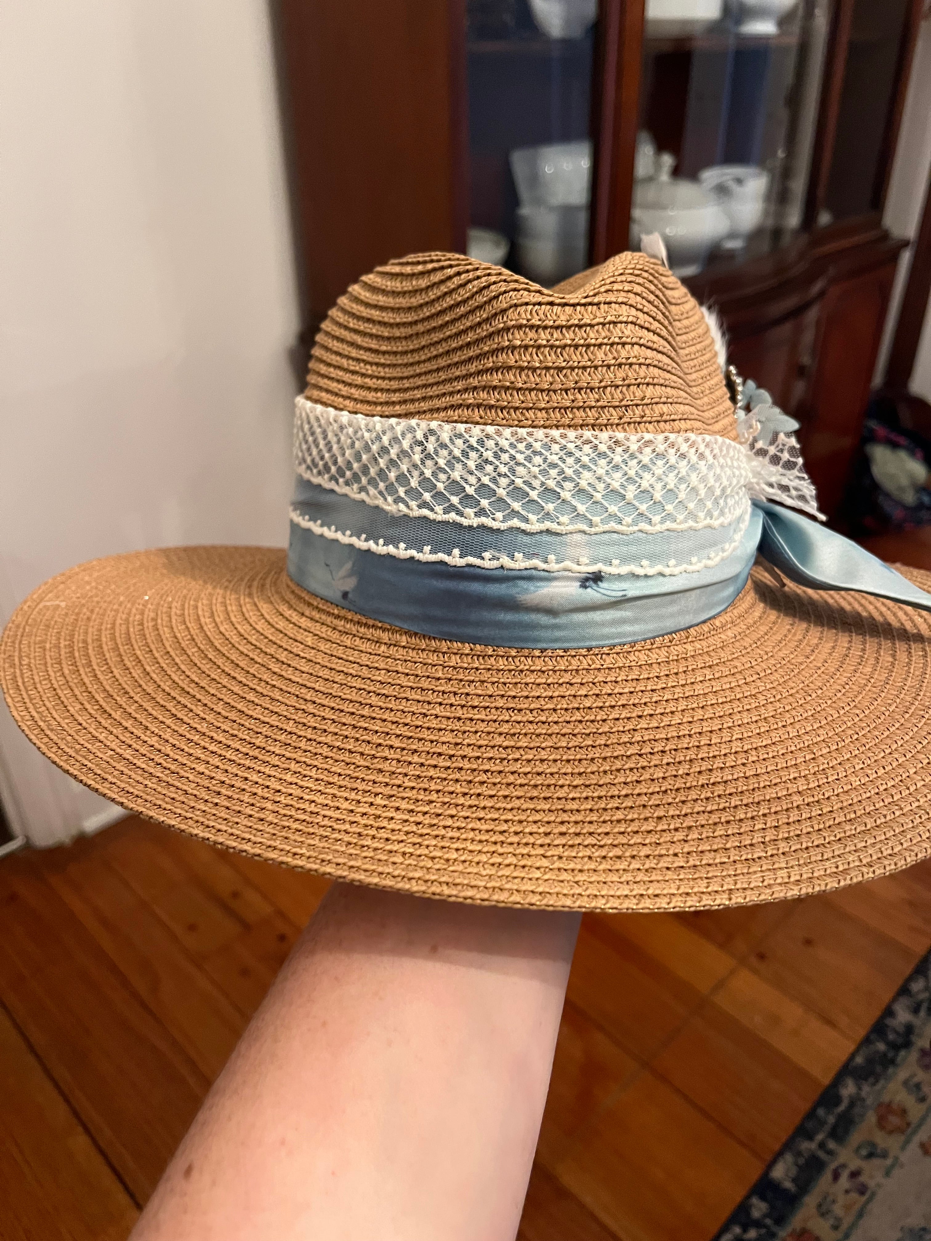 By the Sea - Custom Straw Hat