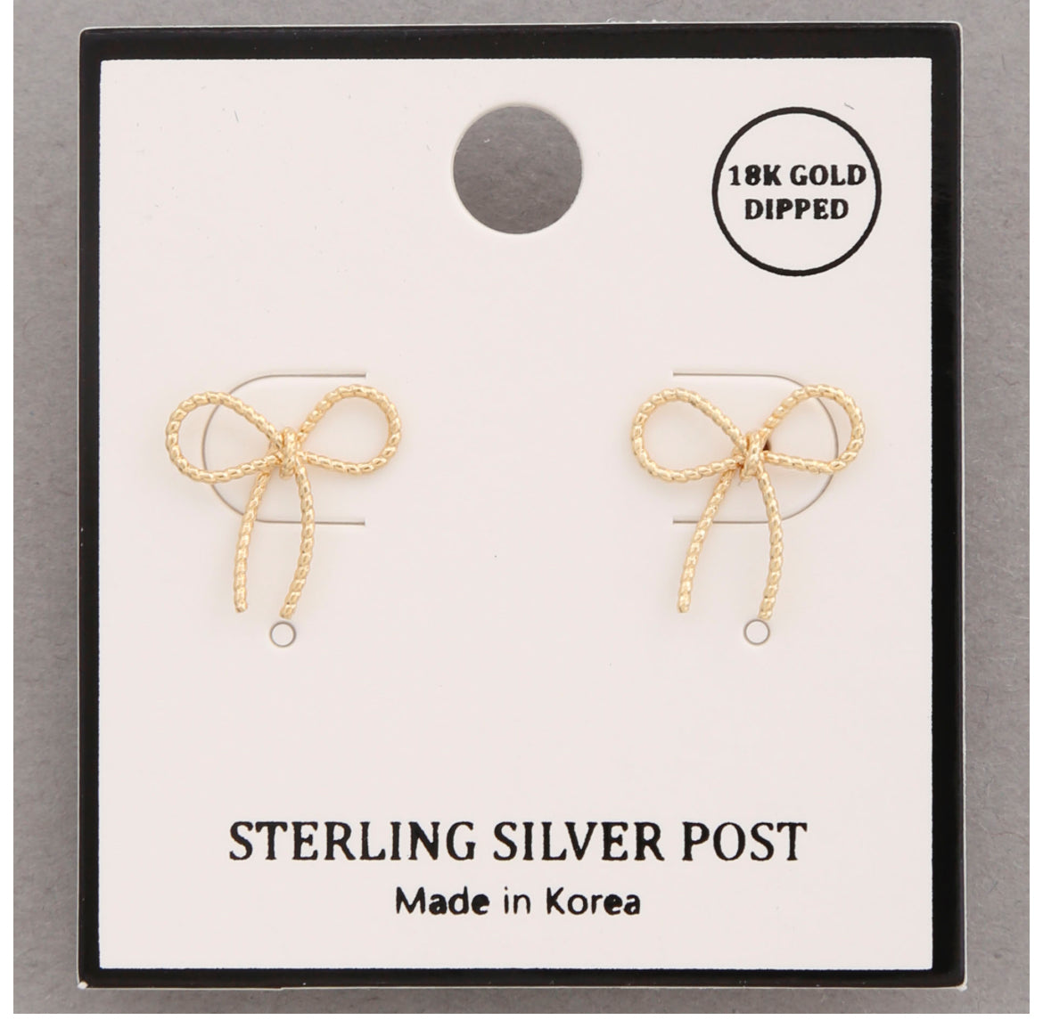 Dainty Bow Earrings