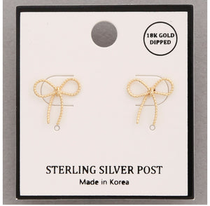 Dainty Bow Earrings