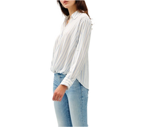 Button Twist Front Top