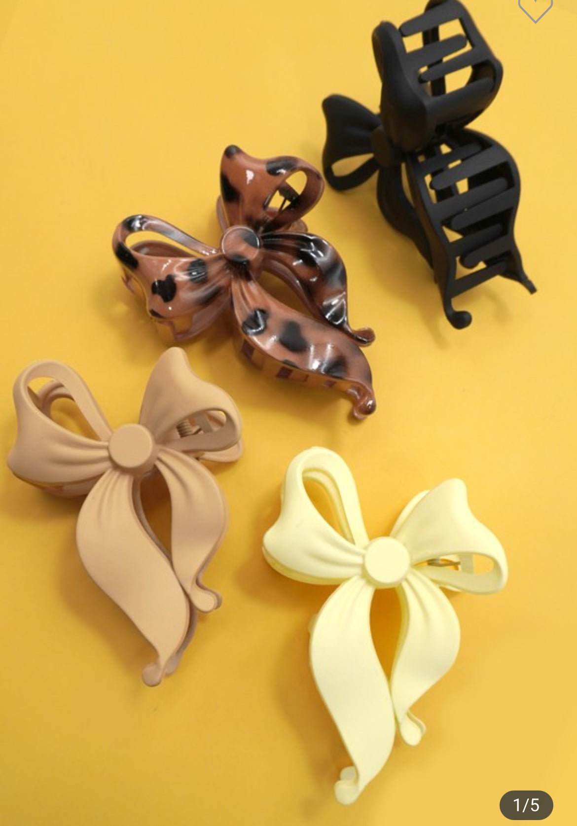 Variety Bow Claw Clip