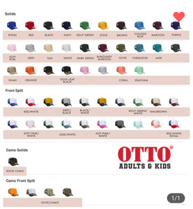 Otto 5 Panel Trucker Hat - Customizable