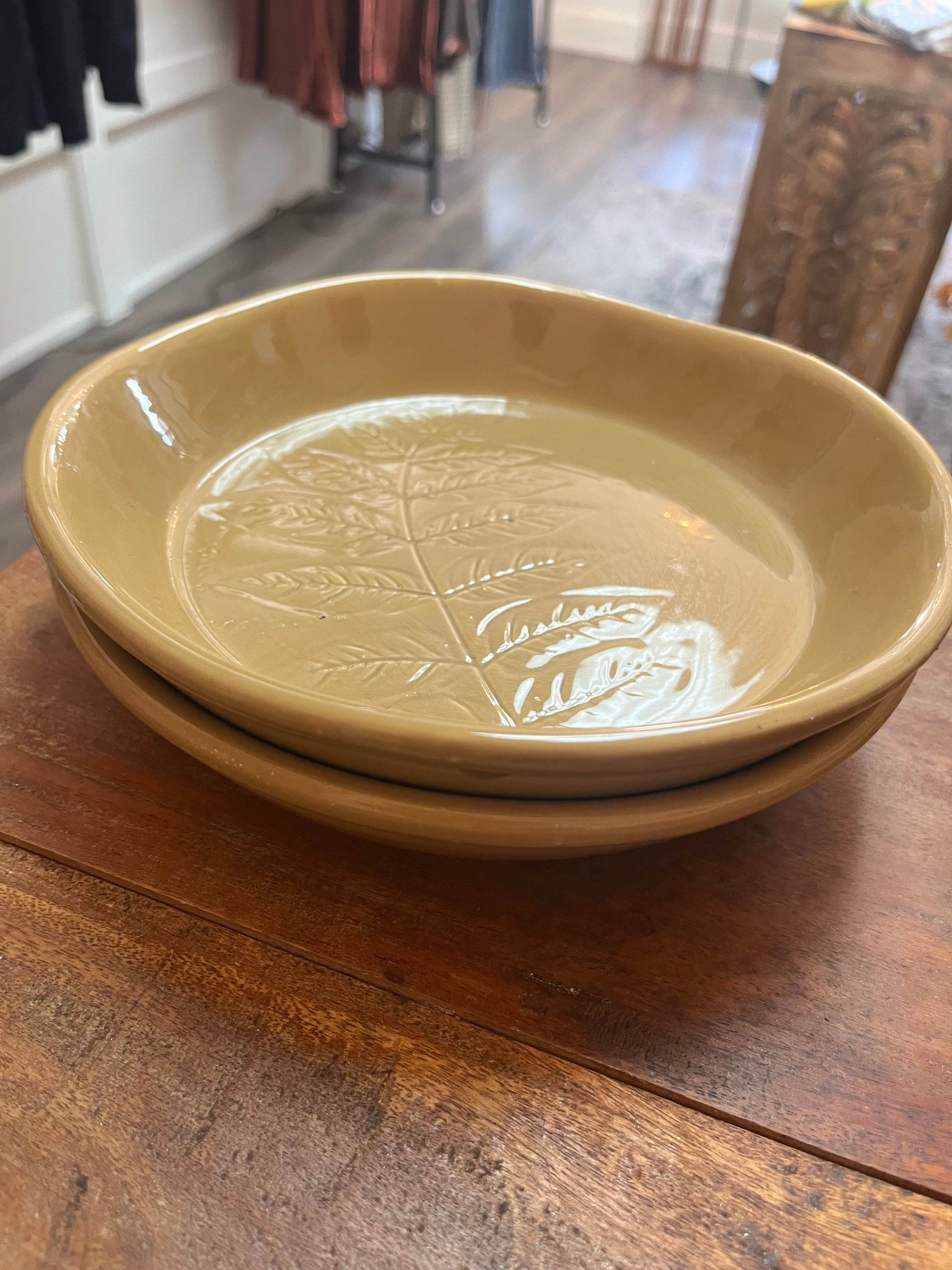 Embossed Leaf Platter - Vintage