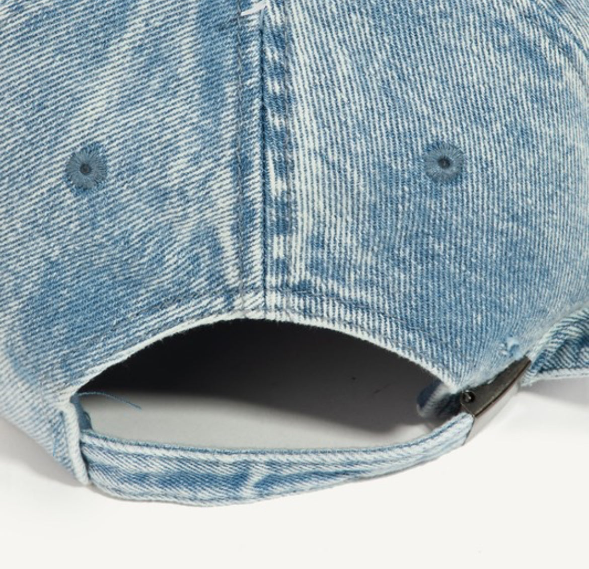 Denim Baseball Cap - Customizable