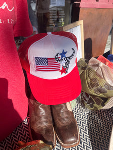 Patriotic Canvas 5 Panel Hat