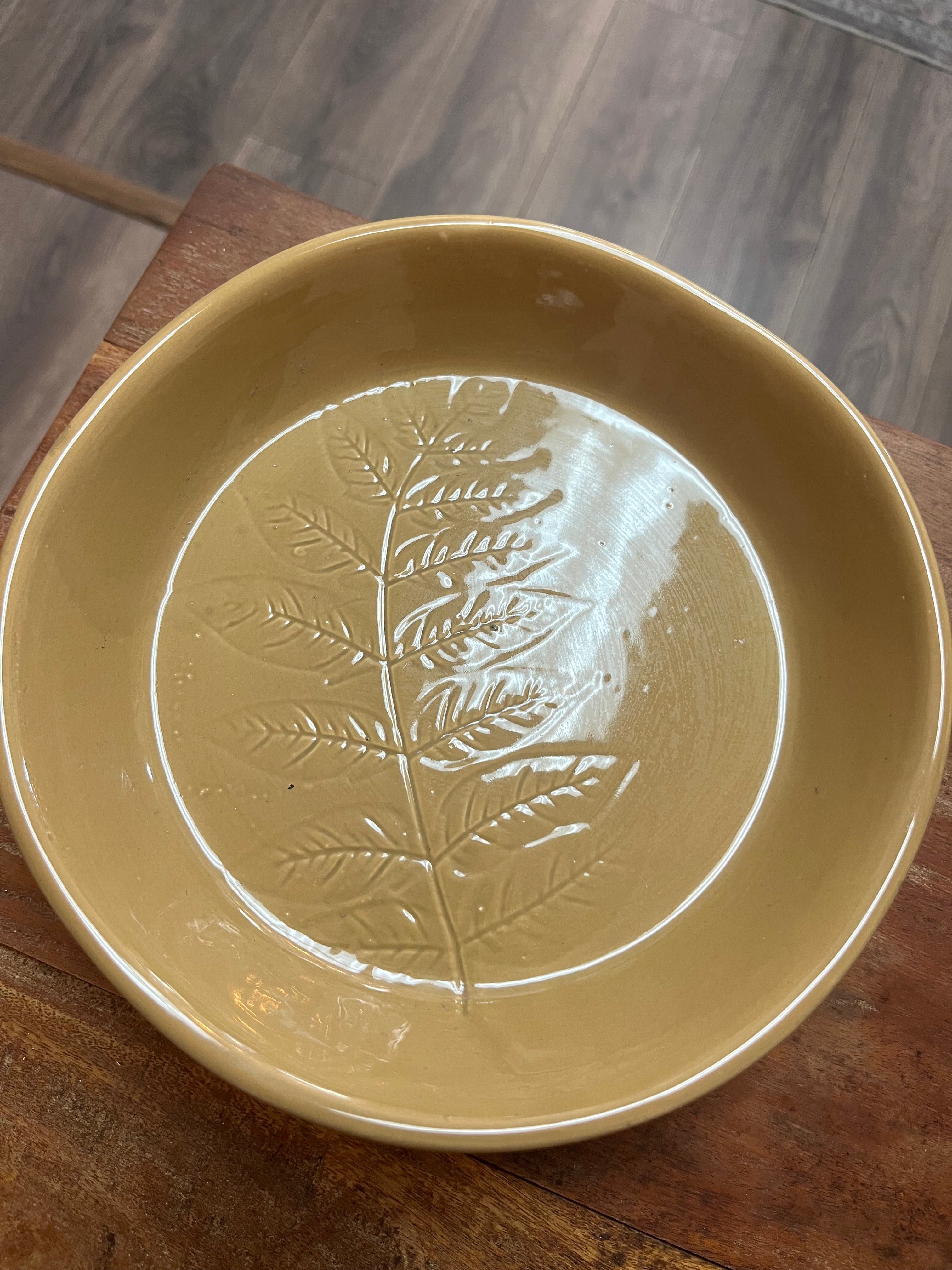 Embossed Leaf Platter - Vintage