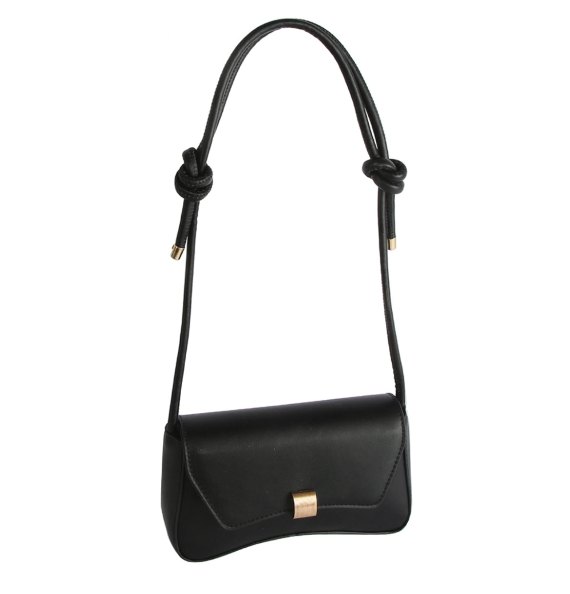 Knotted Strap Vegan Leather Purse