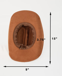 Suede Cowgirl Hat - Customizable