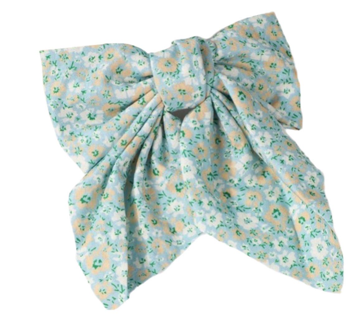 Oversized Organza Bow Hair Clip