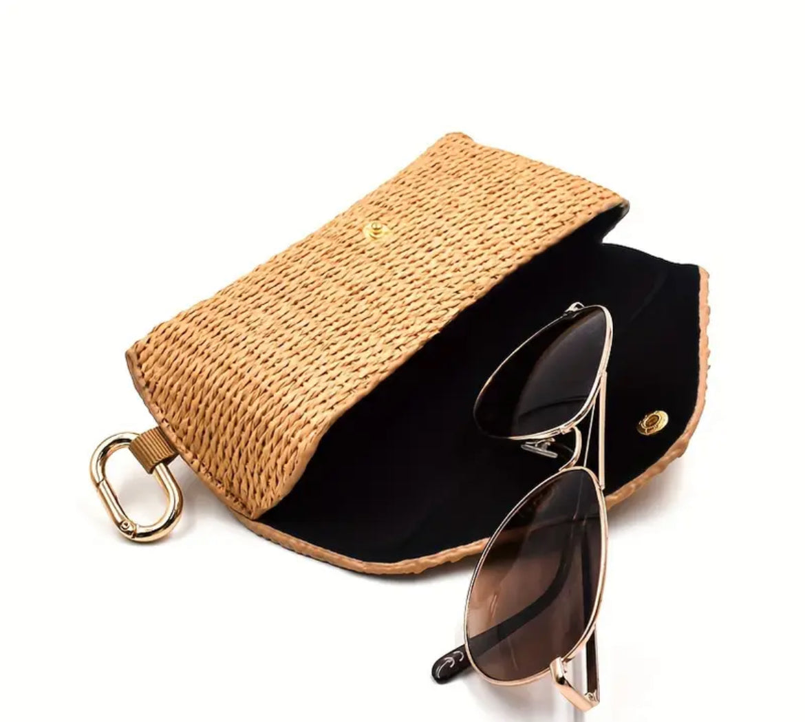 Weaved Sunglass Hanging Case