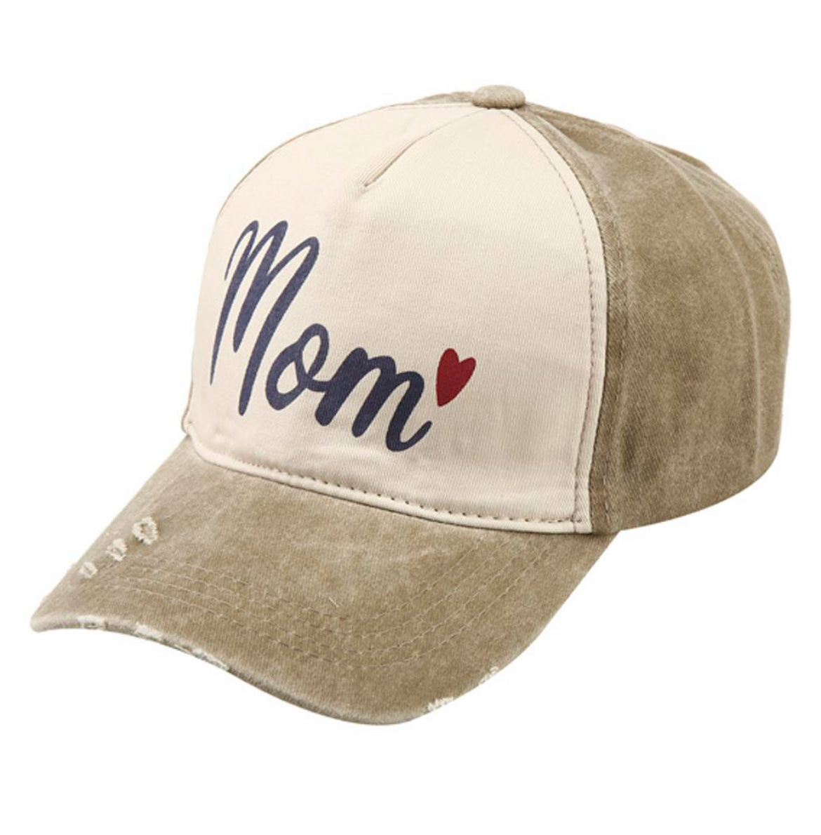 Mom Distressed Two Tone Trucker Hat