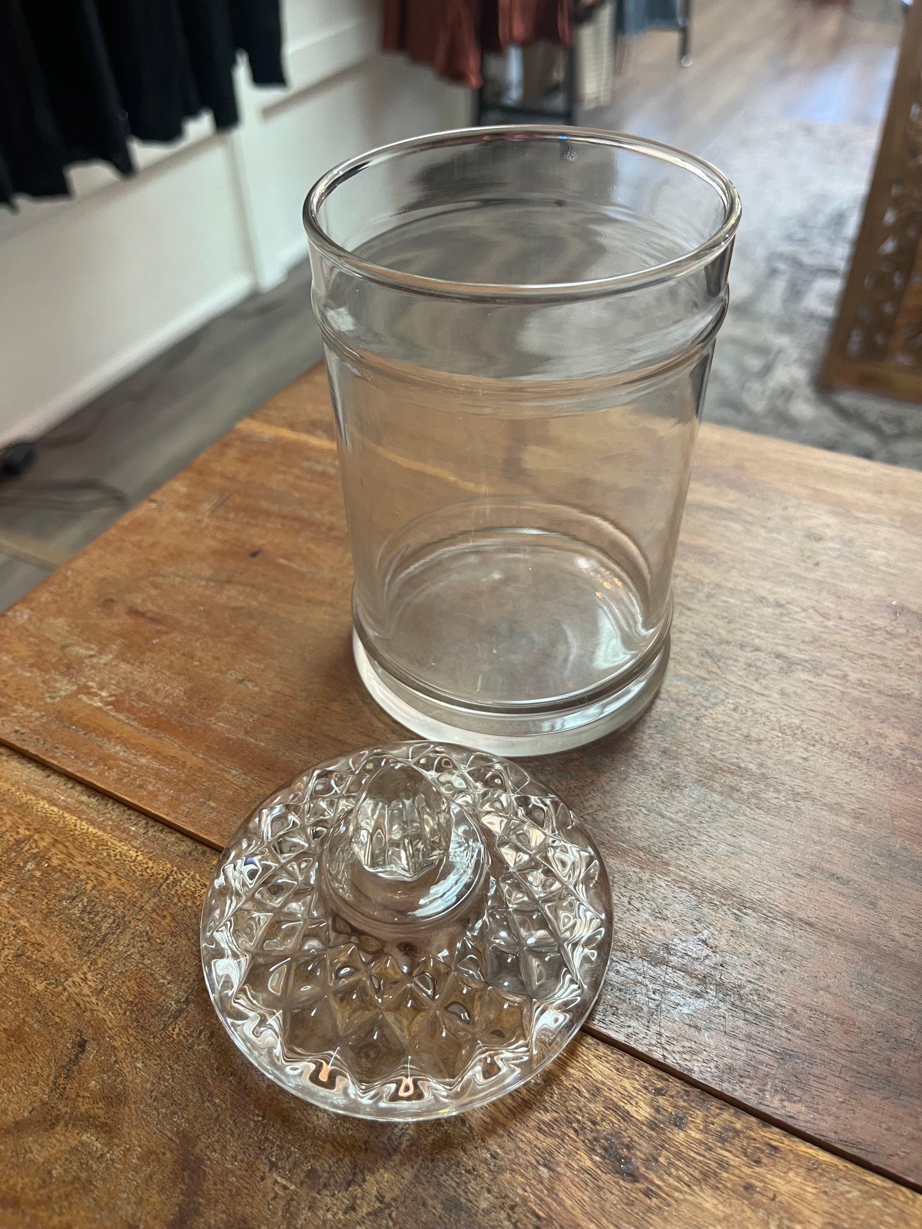 Crystal Apothecary Jar - Vintage