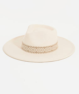 Wide Brimmed Aztec Rancher Hat - Customizable