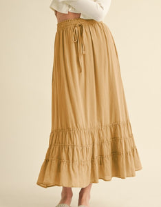 Tiered Boho Maxi Skirt