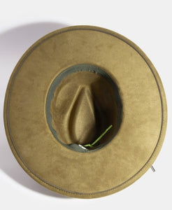 Knotted Band Suede Rancher Hat - Customizable