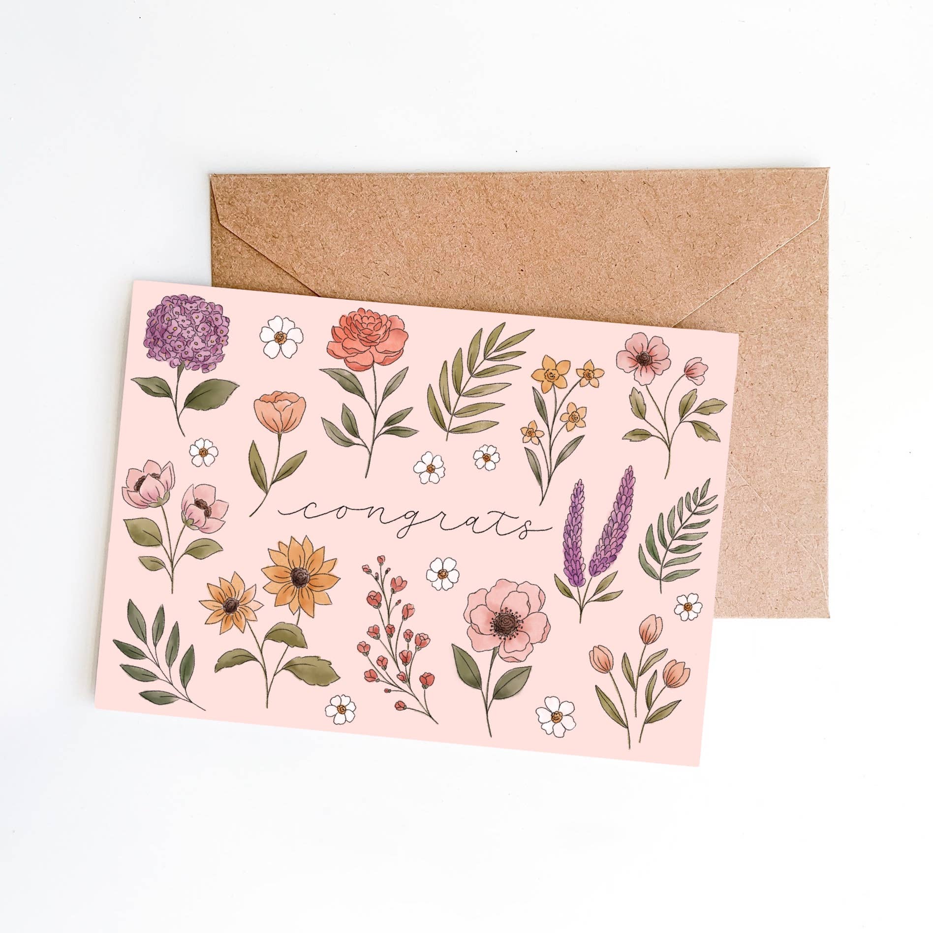 Wildflower Congrats Greeting Card