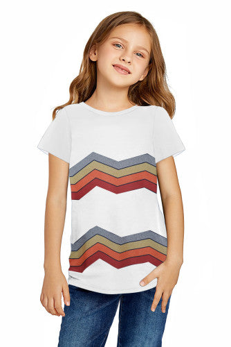 Children Starlow Chevron Top T-Shirt | sweetbriarclothing.com