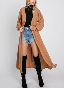 Shimmer Maxi Duster Cardigan